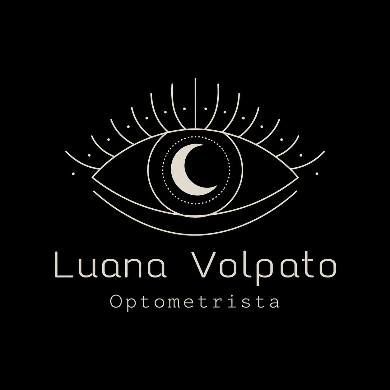 Logotipo de Luana Volpato Optometrista